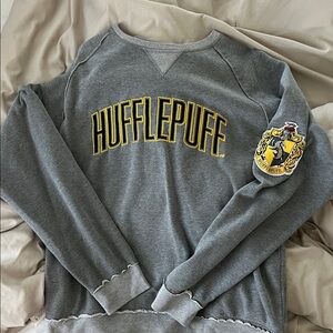 Universal Studios Harry Potter Hufflepuff Collegiate Sweatshirt- Size 2XL